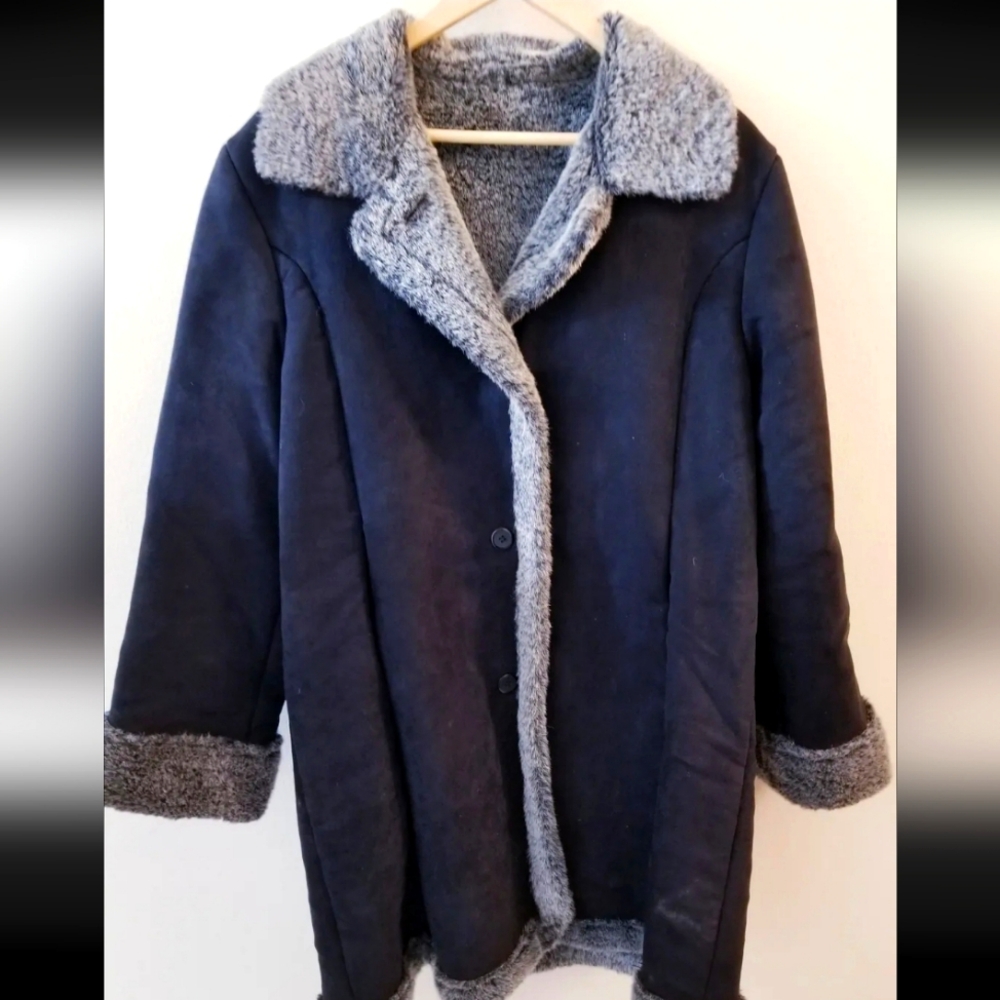 Faux Suede and FurCoat